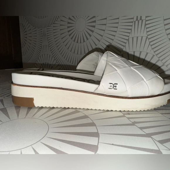 Sam Edelman Women's White Adaley Woven Slide Sandal Size 6M - Picture 5 of 9